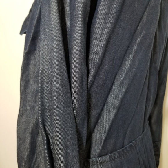 Club Monaco Ladore Denim Tie Front Dress 8 - Picture 7 of 8